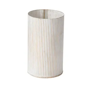 Jarrón de Flores de Hierro Negro Hecho a Mano de Lujo, Diseño Costero, Jarrón Decorativo de Metal para Mesa, para Sala de Estar, Oficina, Decoración del Hogar - Product Image 6