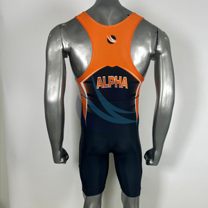 ชุดบอดี้สูทแบบจั๊มพ์สูทผ้าโพลีเอสเตอร์พิมพ์ลายแบบซับลิเมชั่นตามสั่ง ปี 2026 แห้งเร็ว สำหรับชุดนักมวยปล้ำแบบชิ้นเดียว สำหรับผู้ชายไซส์ใหญ่ - Product Image 3