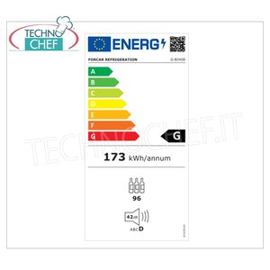Cave à vin électrique Forcar, réfrigération statique, température constante, capacité de 96 bouteilles, plage de température +5/+18°C - Product Image 3