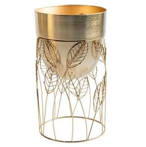 ชุดกระถางต้นไม้และที่ปลูกต้นไม้กลางแจ้งสไตล์โมเดิร์นกระถางต้นไม้โลหะพร้อมขาตั้งสำหรับตกแต่งสวน - Product Image 1