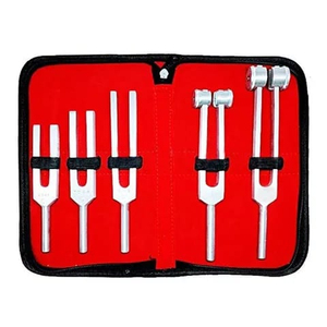 Ensemble de diapasons en aluminium et plastique 128Hz 512Hz pour la méditation des chakras, la pratique sonore, le bien-être et les tests cliniques - Product Image 3