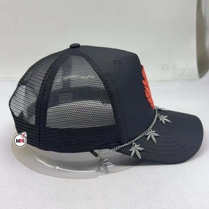 2025 100% coton vente en gros personnalisé de haute qualité style de la mode brodé 5 panneaux casquette de camionneur doublé de satin 5 panneaux casquettes de baseball - Product Image 3