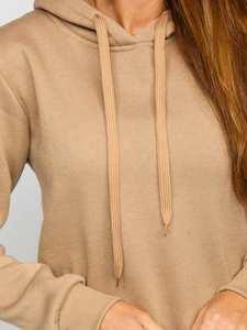 Sudadera con Capucha Oversize para Mujer, Diseño Personalizado, Bordado, Poliéster/Algodón, Forro Polar, Ropa Urbana de Invierno, OEM Frontal - Product Image 2