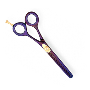 Ciseaux amincissants de coiffeur de qualité supérieure ciseaux de coiffeur amincissants en acier inoxydable allemand avec repose-doigt - Product Image 4