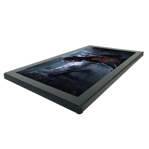 Monitor de metal montado en la pared VESA de marco abierto de 9,7 ~ 23,6 pulgadas con pantalla táctil capacitiva, cable VGA para equipos industriales - Product Image 2