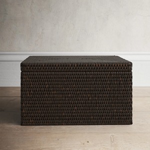 <b>Black</b> dyed hand woven rattan <b>box</b> Handmade <b>Storage</b> <b>Box</b> Eco-Friendly Natural Home and Home Decor Wholesale from Vietnam - Product Image 2