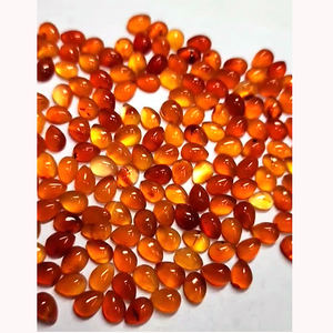 447 piezas de cornalina Natural Akik 7x5mm a 10X8mm cabujón de pera 520 CTS lote Iroc ventas rojo ónix lágrima suelta cabina de piedras preciosas - Product Image 3