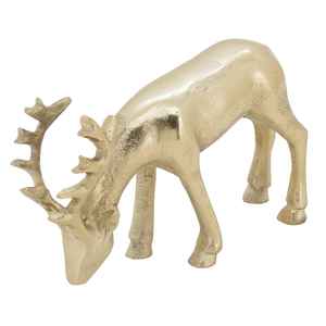 Adornos Navideños Decorativos de Reno de Latón Dorado para Mesa, Decoración Navideña de Año Nuevo - Product Image 5