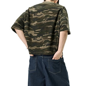 Camiseta Personalizada para Hombre, 100% Algodón, Transpirable, de Secado Rápido, Holgada, Informal, de Manga Corta - Product Image 6