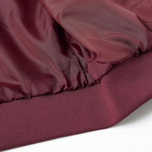 Blouson d'hiver slim en toile pour baseball universitaire, coupe bomber, coupe-vent, style Letterman à empiècements, personnalisable, pour adulte, qualité supérieure, prix de gros - Product Image 6