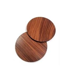Dessous de verre en bois pour taille personnalisée pour forme ronde polie brillante et dessous de verre en bois pour vaisselle à vendre - Product Image 1