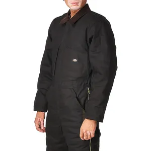 Black Safety Coverall Oil Fields Workers Safety Suit Workwear Safety Clothing 2023
