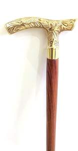 Bastón de Madera Plegable Moderno y Ligero Hecho a Mano con Mango en T para Personas Mayores, Senderismo y Caminatas Diarias Cómodas - Product Image 2