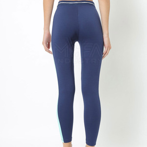 Leggings de Yoga Sólidos para Mujer al por Mayor, de Alta Elasticidad, Secado Rápido, Transpirables, Anti-Squat, Pantalones Deportivos de Spandex/Nailon con Cintura Elástica - Product Image 3