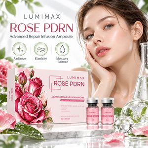 เซรั่มบำรุงผิวหน้าสูตร PDRN กุหลาบ ผลิตภัณฑ์ OEM แบรนด์ส่วนตัว บำรุงผิวชุ่มชื้น เนื้อบางเบา ใช้ได้ทุกวัน ผลิตจากโรงงานโดยตรง - Product Image 1