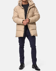 Oferta de Invierno: Chaqueta de Plumón Extragrande con Logotipo Personalizado para Exteriores, Chaqueta de Invierno para Hombre de Talla Grande - Product Image 1