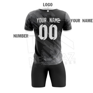 Equipación de fútbol de poliéster para hombre con logotipo personalizado, conjuntos de uniformes y camisetas de fútbol en blanco, ropa de equipo de fútbol estilo Francia - Product Image 3