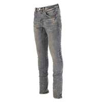 Pantalones Vaqueros para Hombre al por Mayor, Personalizables, Estilo Urbano, Corte Regular, Pierna Recta, 100% Algodón, Transpirables, de Secado Rápido, con Efecto Desgastado
