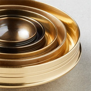 Ensemble de bols en laiton gravés à la main de luxe, 4 pièces, durables, écologiques, faits à la main, sculptés, classiques, indiens, pour la maison, la salle à manger, les offrandes au temple - Product Image 3