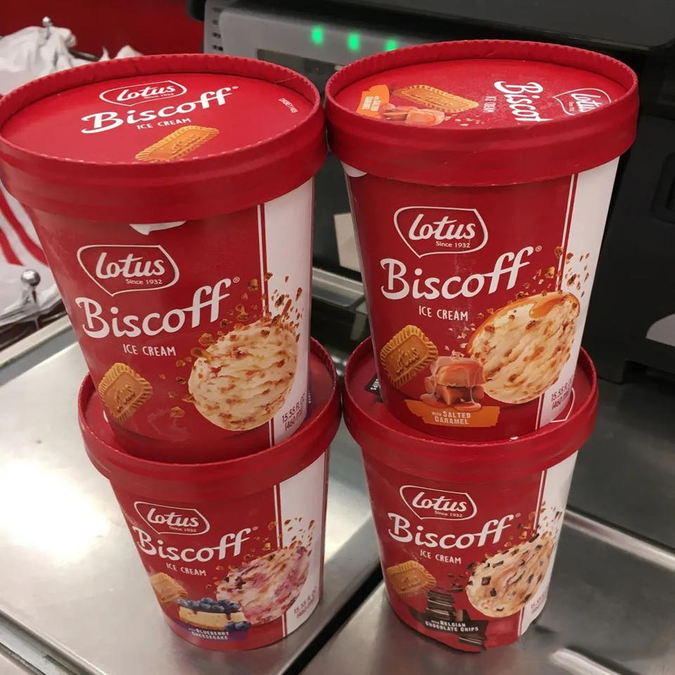 Cheap Price Best selling Lotus Biscoff Ice Cream Treat Made with Real Caramelized Cookies