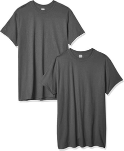 T-shirt américain grande taille pour hommes en coton de qualité supérieure col en O formel solide et respirant Compression entièrement personnalisable imprimé - Product Image 2