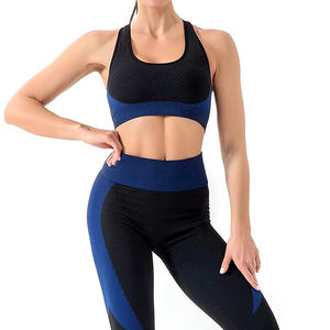ชุดออกกำลังกายในยิมสำหรับผู้หญิงชุดโยคะสำหรับออกกำลังกายฟิตเนสฟิตเนสโลโก้ตามสั่ง - Product Image 5