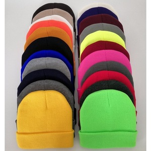 2026 Wholesale <b>Men</b> Women <b>Beanies</b> Female Solid Color Spot Goods <b>Beanie</b> <b>Hat</b> - Product Image 1