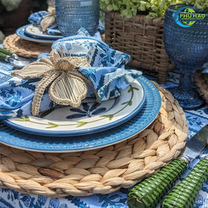 Hot Selling Products WATER HYACINTH PLACEMATS <b>COASTERS</b> / MAST Table Setting With Water Hyacinth Placemats <b>Coasters</b> From Vietnam - Product Image 6