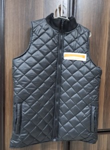 Manteau d'hiver matelassé à fermeture éclair pour homme Veste et gilet de randonnée sans manches chauds et respirants en coton - Product Image 3