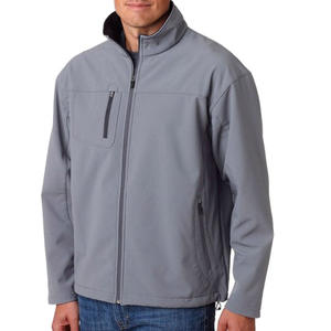 <b>Men</b> Outwear Grey New Casual <b>Jacket</b> Waterproof Woven Adults Softshell <b>Jacket</b> - Product Image 1