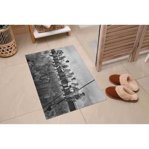 Alfombra con diseño de una vista panorámica de un rascacielos, Alfombra estampada, Alfombra decorativa, Diseño moderno, Alfombra de terciopelo - Product Image 5