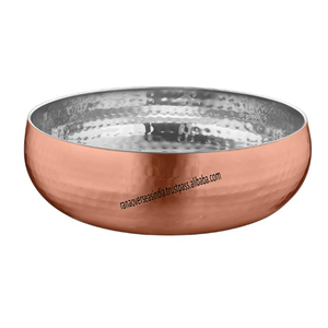 Tazón para mezclar ensaladas de cobre puro de calidad superior, perfecto para lanzar verduras y servir platos a precio de mercado de proveedor confiable - Product Image 5