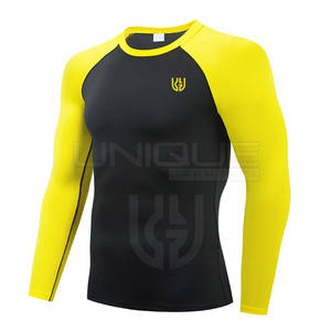 Por encargo de alta calidad Mma Rash Guard de manga larga Venta caliente Ropa de protección Rash Guards - Product Image 2