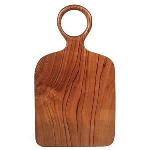 เขียงไม้อะคาเซียขัดเงาพร้อมด้ามจับกระดานสับงานฝีมือธรรมชาติเป็นมิตรกับสิ่งแวดล้อม - Product Image 1