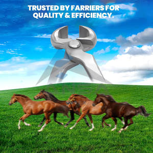 Pinzas para pezuñas de 15 pulgadas, herrador profesional, acero al vanadio, resistente, recortador y cortador de pezuñas de caballos, caballos, ponis, ganado - Product Image 6