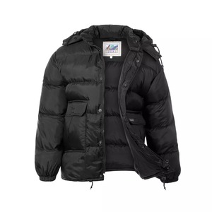 เสื้อโค้ทตัวยาวมีฮู้ดสำหรับผู้ชายและผู้หญิงบุขนกันหนาว - Product Image 3