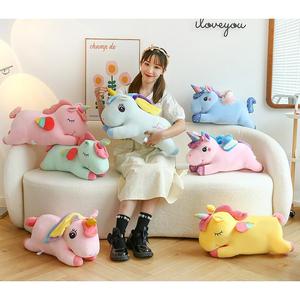 أحدث لعبة ديناصور وحيد القرن محشوة للجلوس مع وسادة للقيلولة وبطانية مدمجة، لحاف كرتوني للتكييف - Product Image 4