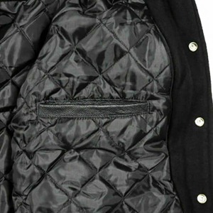 Offre Spéciale pour hommes grande taille veste universitaire logo personnalisé saison d'hiver peau de vache tricoté collège veste de baseball enduit formel - Product Image 4