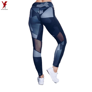 Ropa deportiva personalizada de cintura alta para mujer, conjunto de yoga sin costuras para gimnasio, mallas sublimadas con logotipo a precio barato - Product Image 6
