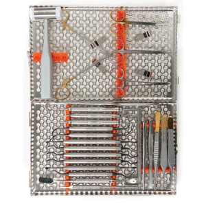 Kit de Cirugía de Implantes Dentales de Marca, Juego de Instrumentos Profesionales de Acero Inoxidable de Grado Quirúrgico, Autoclavable, Reutilizable de Alta Calidad - Product Image 2