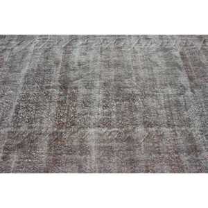 Alfombra Turca Vintage de 6.3x10.6 pies (193x323 cm), Alfombra Floral Gris - Product Image 5