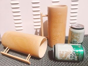 Taza de bambú grabada para beber, taza de madera para té, café, tamaño 8-12cm, bambú Natural de Vietnam - Product Image 6