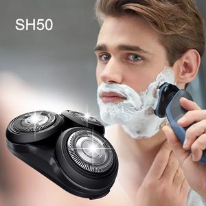 Mini rasoir électrique de remplacement pour hommes, lames triples et doubles, étanche IPX7, alimentation USB, rasoir rotatif - Product Image 1