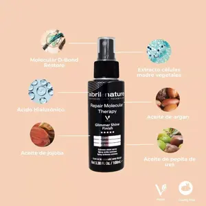 Spray de Terapia Molecular con Acabado Brillante a Base de Queratina con Efecto Alisante - Product Image 5