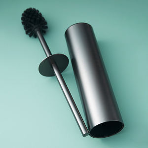 Accessoires de salle de bains <span class=keywords><strong>Wc</strong></span> Toilet Staines Cleaner Brush Standing Toilet Brush <span class=keywords><strong>Brosse</strong></span> de toilette en acier inoxydable avec support Set - Product Image 1