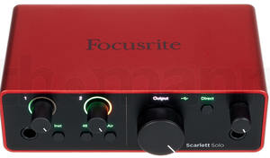 Interfaz de Audio Focusrite Scarlett Studio de Cuarta Generación 100% Auténtica con Micrófono - Product Image 3