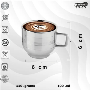 Kit écologique moderne Tasse en Kat T à double paroi en acier inoxydable - Product Image 3