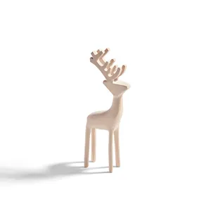 Reno de diseño elegante de madera de buena calidad hecho por TARGET World excelente diseño artículo de decoración de Navidad para Festival - Product Image 3