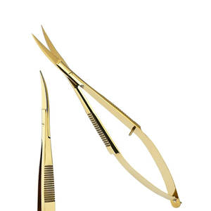 กรรไกรมืออาชีพสแตนเลส 2026 แบบไมโครแองเกิล คมมาก กรรไกรตัดตรงและกรรไกรโค้ง - Product Image 1