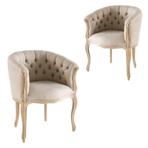 Venta caliente de madera maciza producto de buena calidad Silla de sala de estar con madera maciza y tela muebles de sala de estar precio al por mayor - Product Image 3